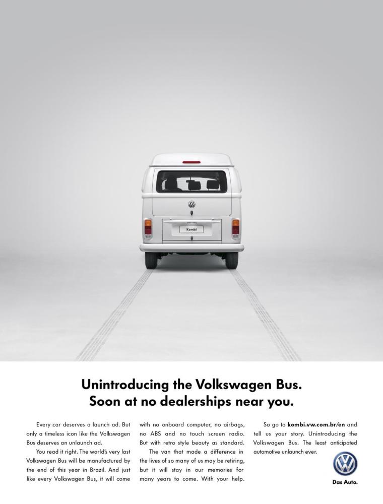 Volkswagen kombi last ad